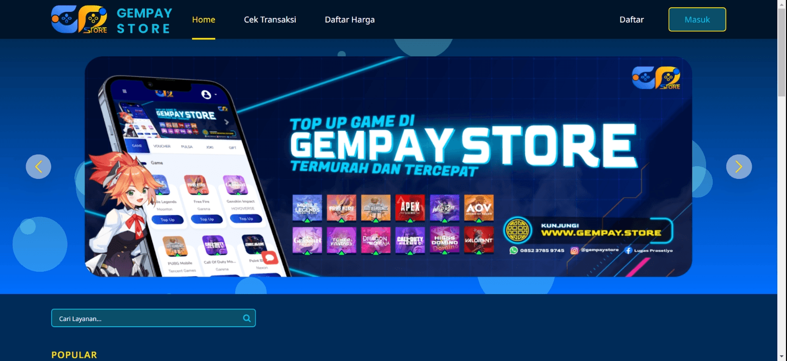 Game Store Website - image